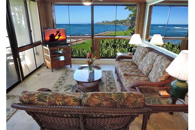 Poipu condo rental: Kuhio Shores - 2BR Condo Ocean View #119