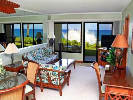 Poipu Shores - 2BR Condo Ocean View #103A