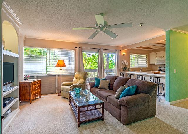 Princeville condo rental: Sandpiper - 1BR Condo Garden View #120A