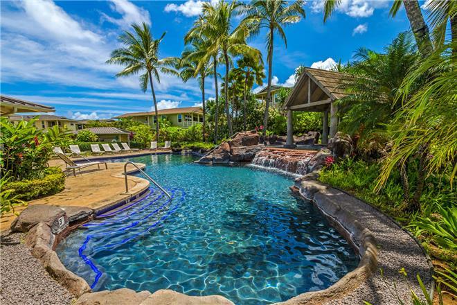Princeville condo rental: Leilani Villa - 3BR Townhome Garden View #3C