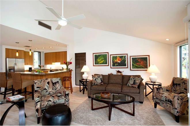 Wailea condo rental: Wailea Elua Village - 2BR Condo Ocean View #0908