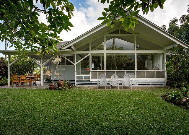 Hanalei vacation rental: Ohana Family House - 2BR Plus Loft Home