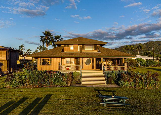 Hanalei vacation rental: Wilikoki House - 6BR Plantation Style Home