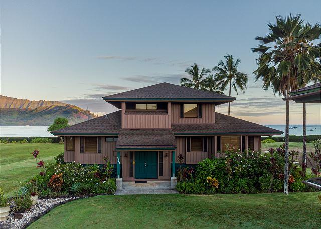 Hanalei vacation rental: Wilikoki House - 6BR Plantation Style Home
