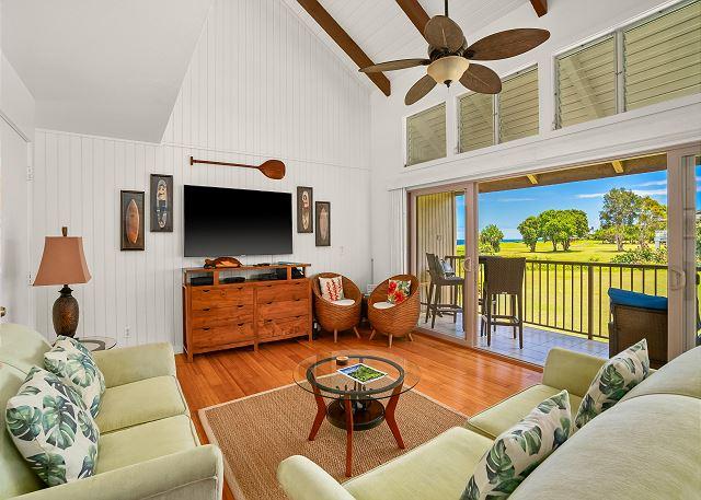 Princeville condo rental: Pali Ke Kua - 2BR Ocean View Condo #238