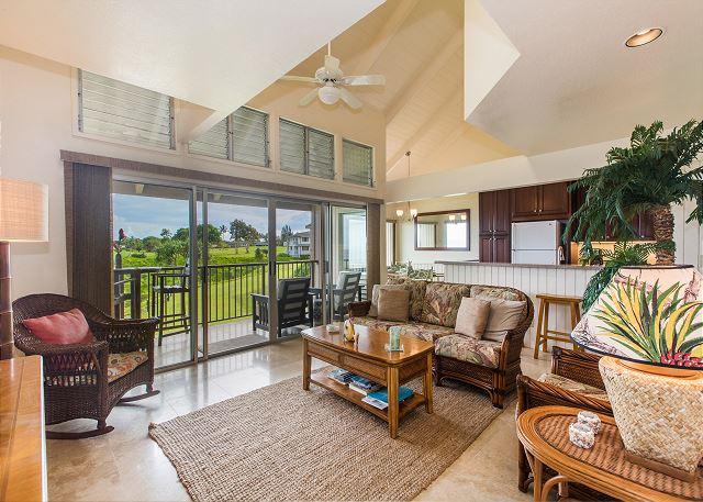 Princeville condo rental: Pali Ke Kua - 2BR Ocean View Condo #230