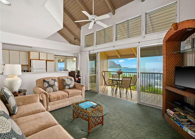 Princeville condo rental: Pali Ke Kua - 2BR Ocean View Condo #203