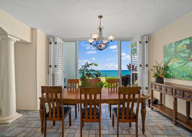 Princeville condo rental: Puu Poa - 2BR Ocean View Condo #107