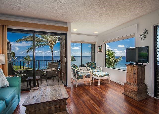 Princeville condo rental: Sealodge - 1BR Ocean View Condo #E9
