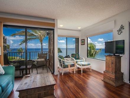 Princeville condo rental: Sealodge - 1BR Ocean View Condo #E9