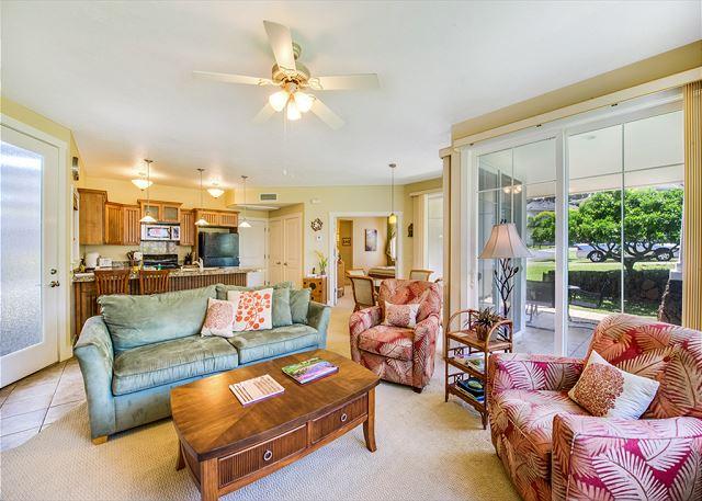 Princeville condo rental: Plantation - 2BR Garden View Condo #1111