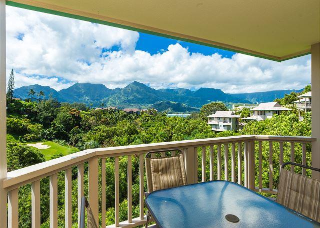 Princeville condo rental: Hanalei Bay Villa - 2BR Townhouse Mountain View Condo #11