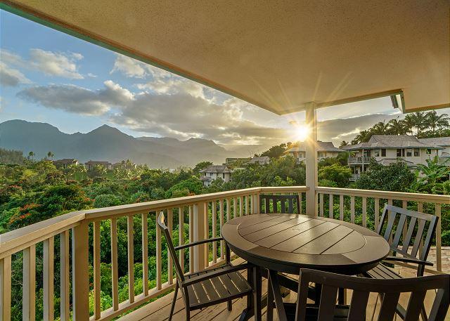 Princeville vacation rental: Hanalei Bay Villa - 2BR Townhouse Mountain View Condo #11