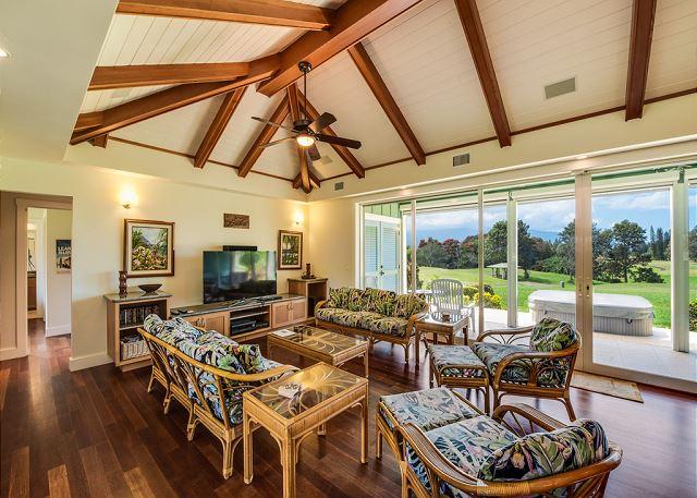 Princeville vacation rental: Aloha Lani - 4BR Mountain View Home