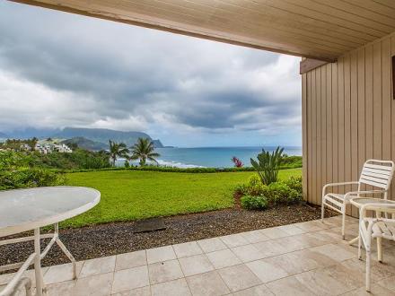 Princeville condo rental: Pali Ke Kua - 1BR Ocean View Condo #115