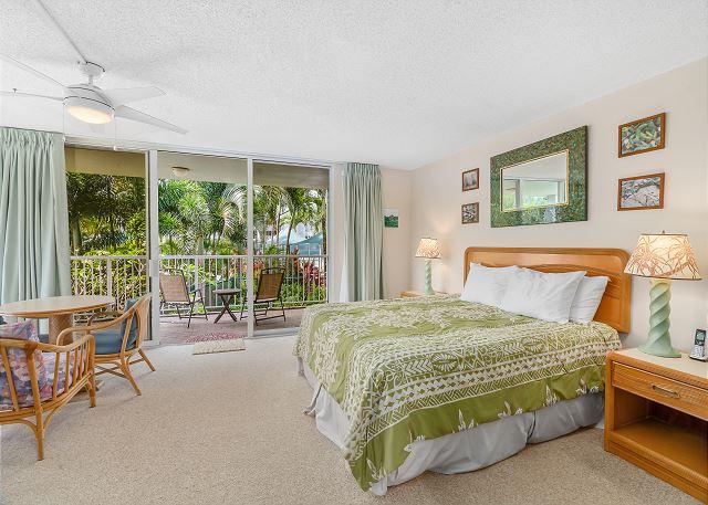 Princeville condo rental: Cliffs - 1BR Partial Ocean Views Condo #5201