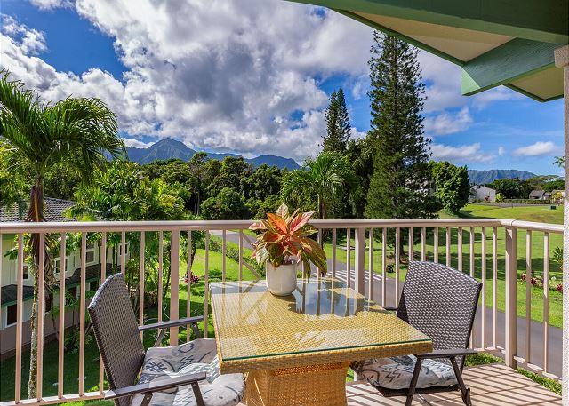 Princeville condo rental: Villas of Kamalii - 3BR Townhome Garden View #40