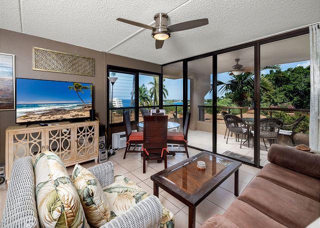 Kona condo rental: Kona Pacific - 2BR Condo Ocean View #B409