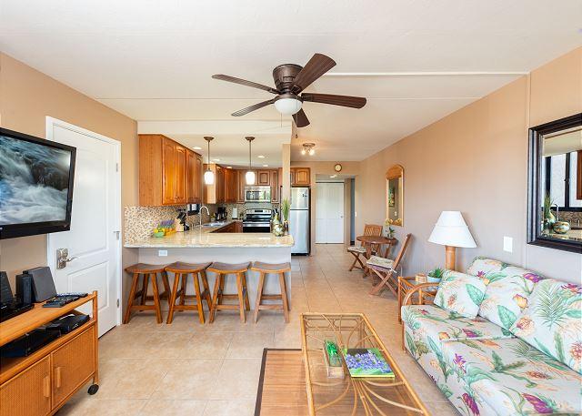 Kona condo rental: Kona Pacific - 2BR Condo Garden View #A102