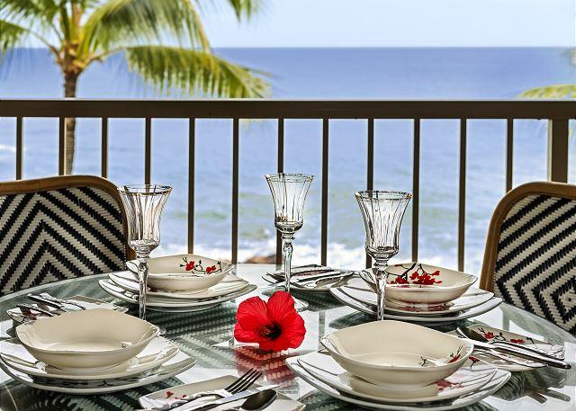 Kona condo rental: Kona Reef - 1BR Condo Ocean View #D32