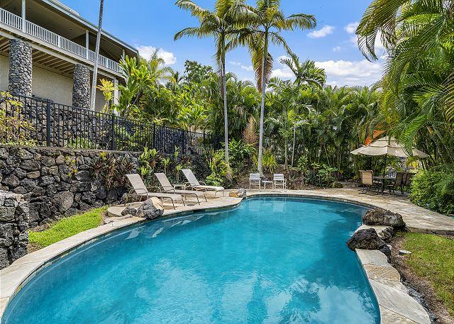 Kona vacation rental: Ono Hale - 3BR Home + Private Pool Ocean View