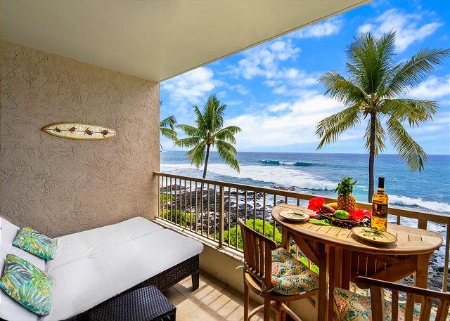 Kona condo rental: Kona Reef - 1BR Condo Ocean View King #D26