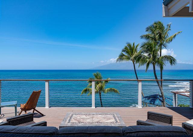 Lahaina vacation rental: Spectacular Oceanfront Home - Honu Hale - 6BR Home Ocean Front