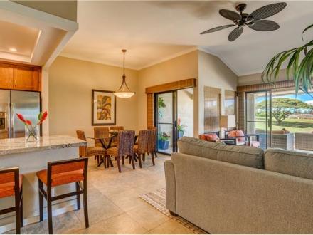 Lahaina condo rental: Kapalua Golf Villas - 2BR Condo Ocean View #15P3-4