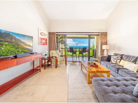 Hanalei condo rental: Hanalei Bay Resort - 2BR Condo Ocean Front #7307/08