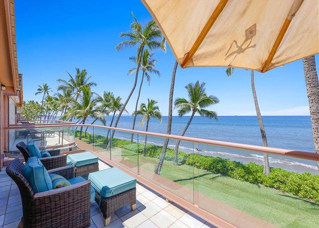 Lahaina condo rental: Puamana - 3BR Condo Premium Ocean Front #160-2