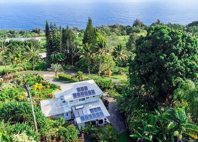 Laupahoehoe vacation rental: Relaxing Gardens - 3BR Home Ocean View