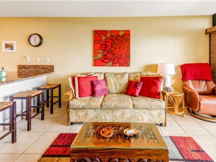 Kona condo rental: Kona Reef - 1BR Condo Ocean Front #D6