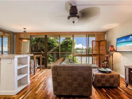 Poipu condo rental: Kuhio Shores - 1BR Condo #201