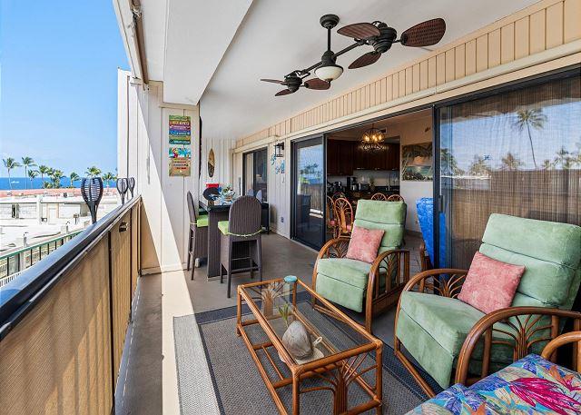 Kona Plaza - 3BR Condo Ocean View King #409 photo 4