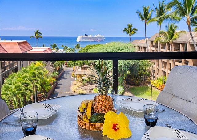 Kailua Kona condo rental: Kona Pacific - 1BR Condo Ocean View King #E734