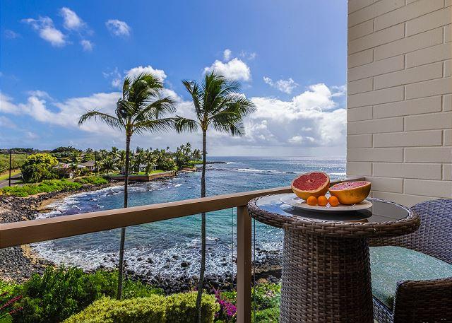 Poipu condo rental: Kuhio Shores - 1BR Condo Ocean View King #401