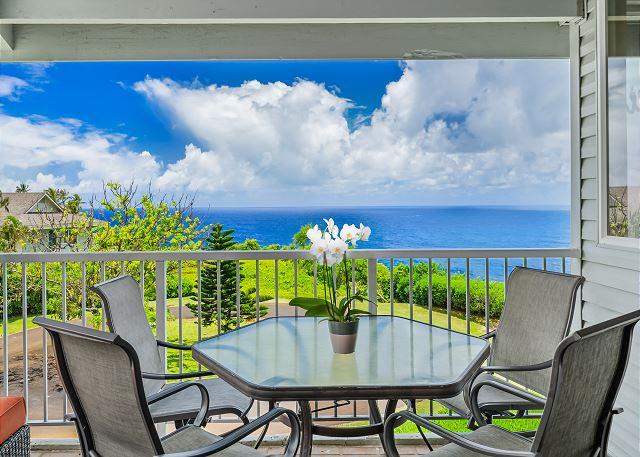 Princeville condo rental: Cliffs at Princeville - 2BR Condo Ocean View King #9306